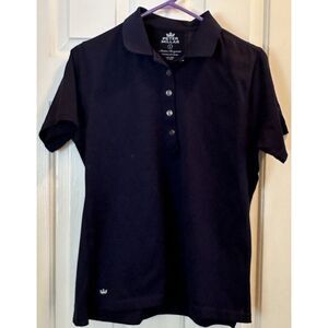 Peter Millar Women's Navy Blue Golf Polo Shirt Top‎ - Size Large, FHL Bank ATL